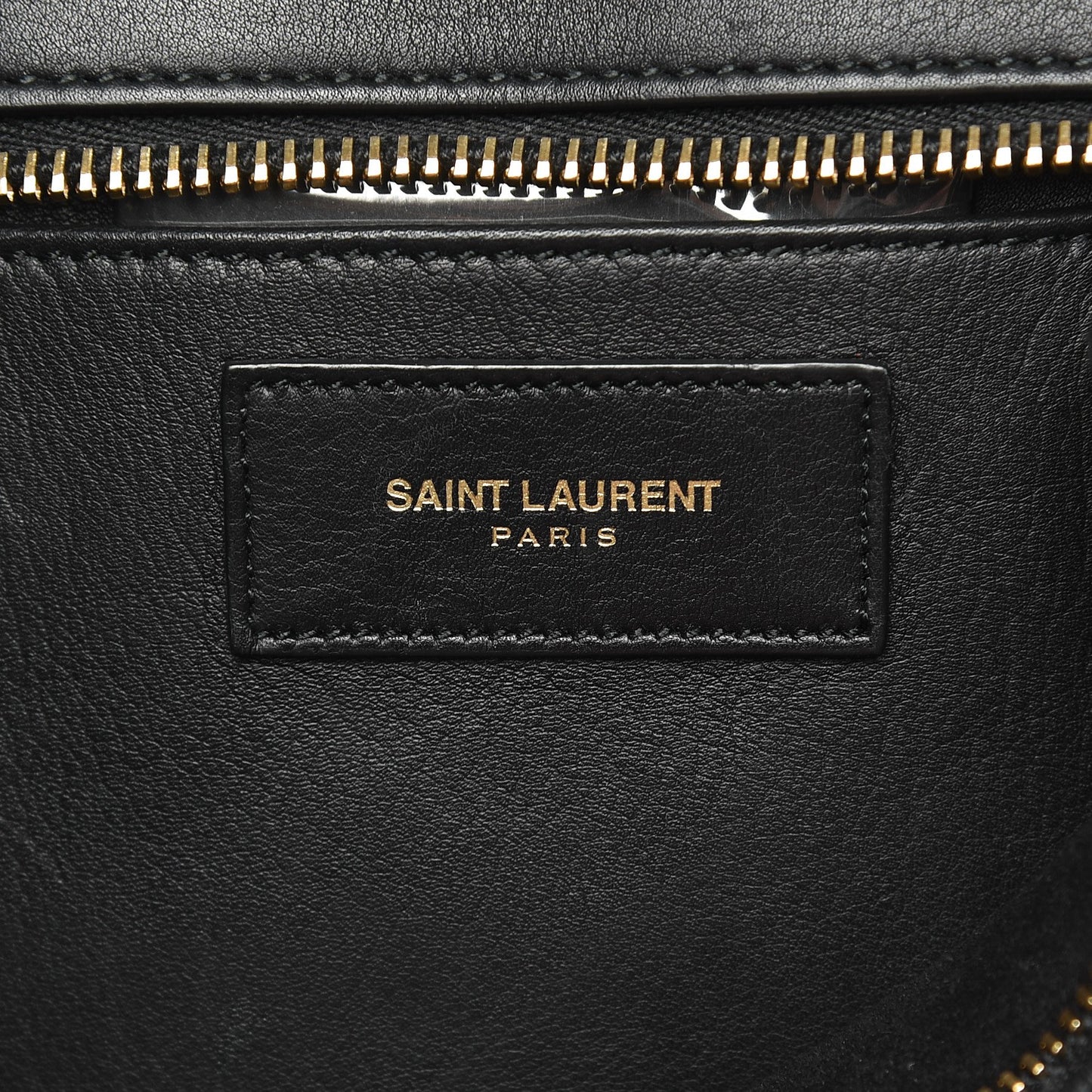 Calfskin Small Classic Y Cabas Black