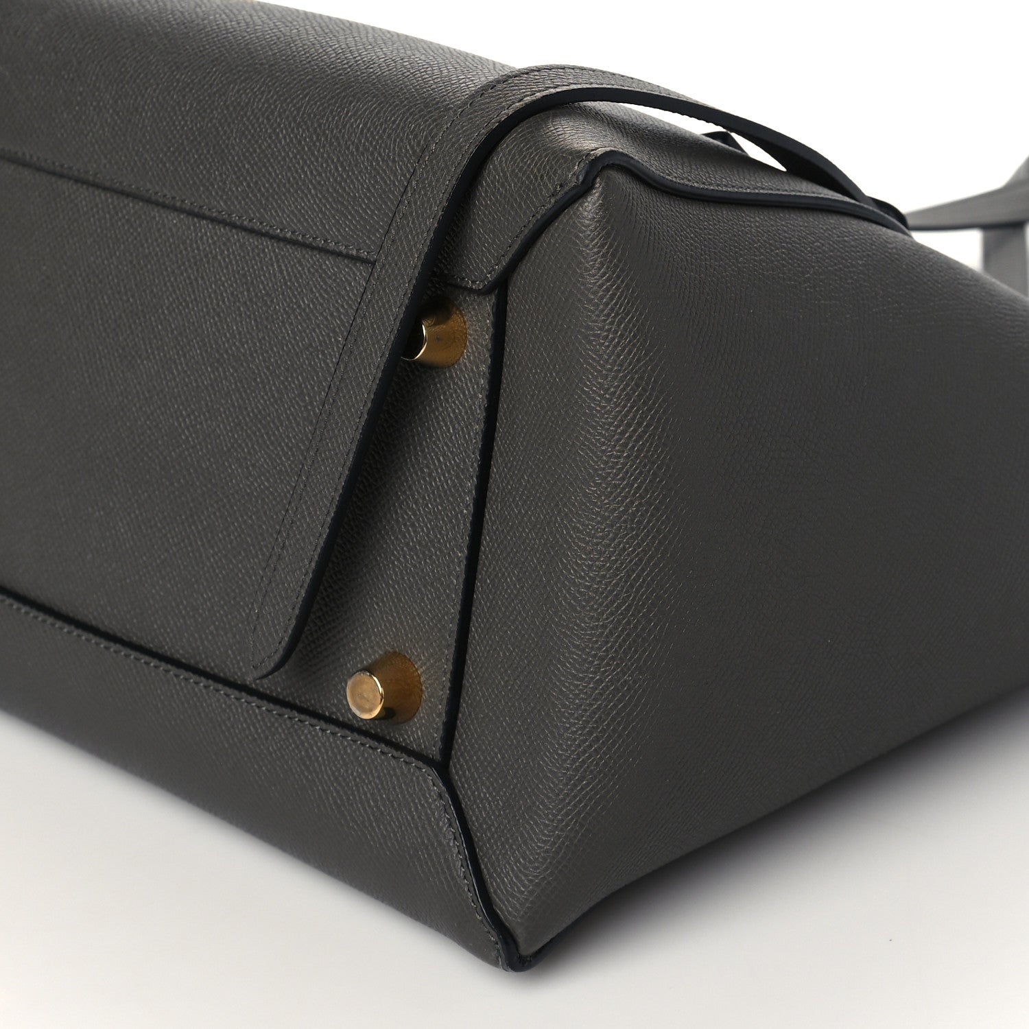 Celine Grained Calfskin Mini Belt Bag Grey 10 of 10