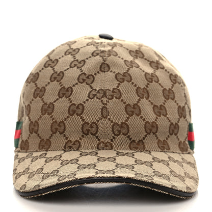 Gucci Monogram Web Baseball Hat M Beige Cocoa 3 of 8