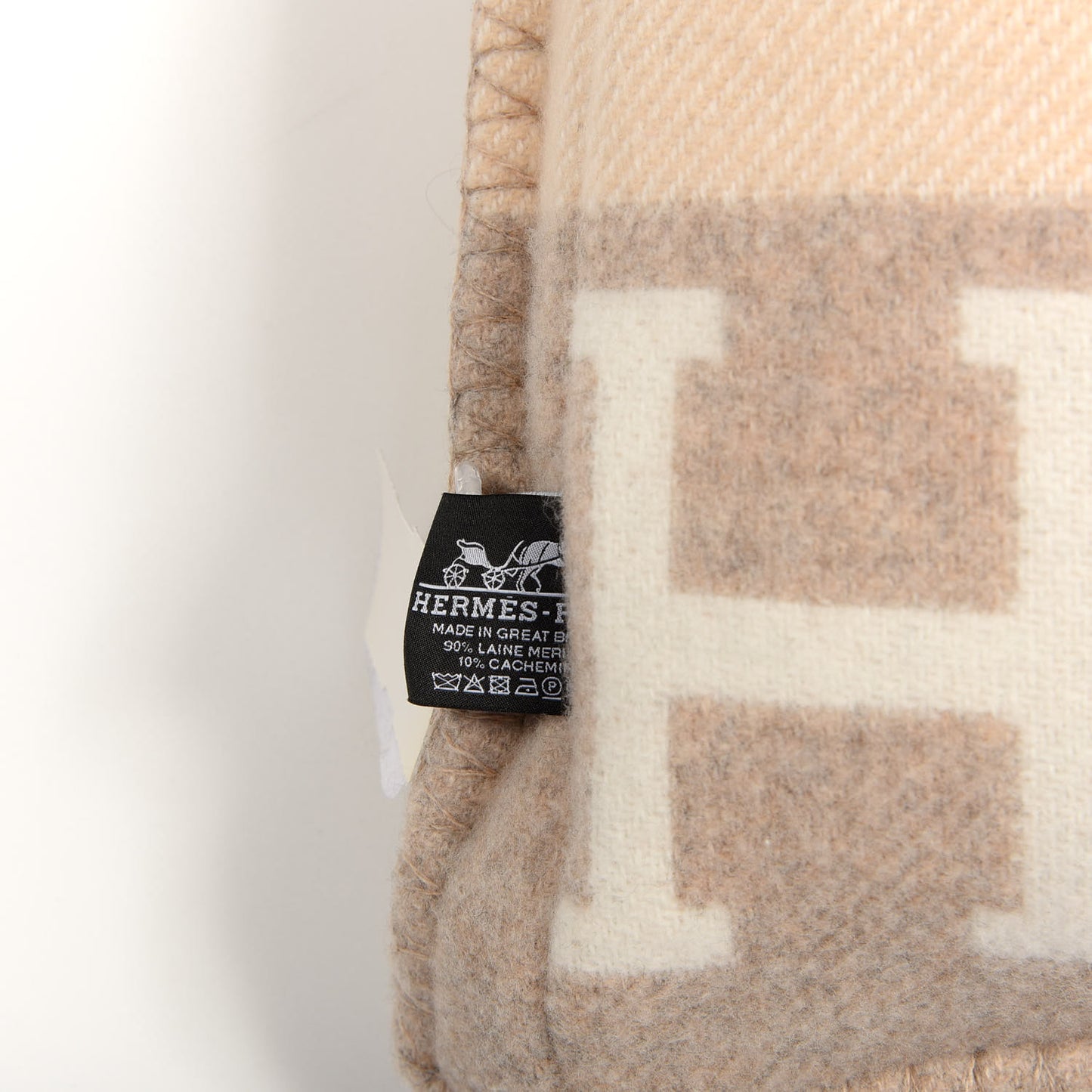 Wool Cashmere Avalon III Pillow PM Coco Camomille