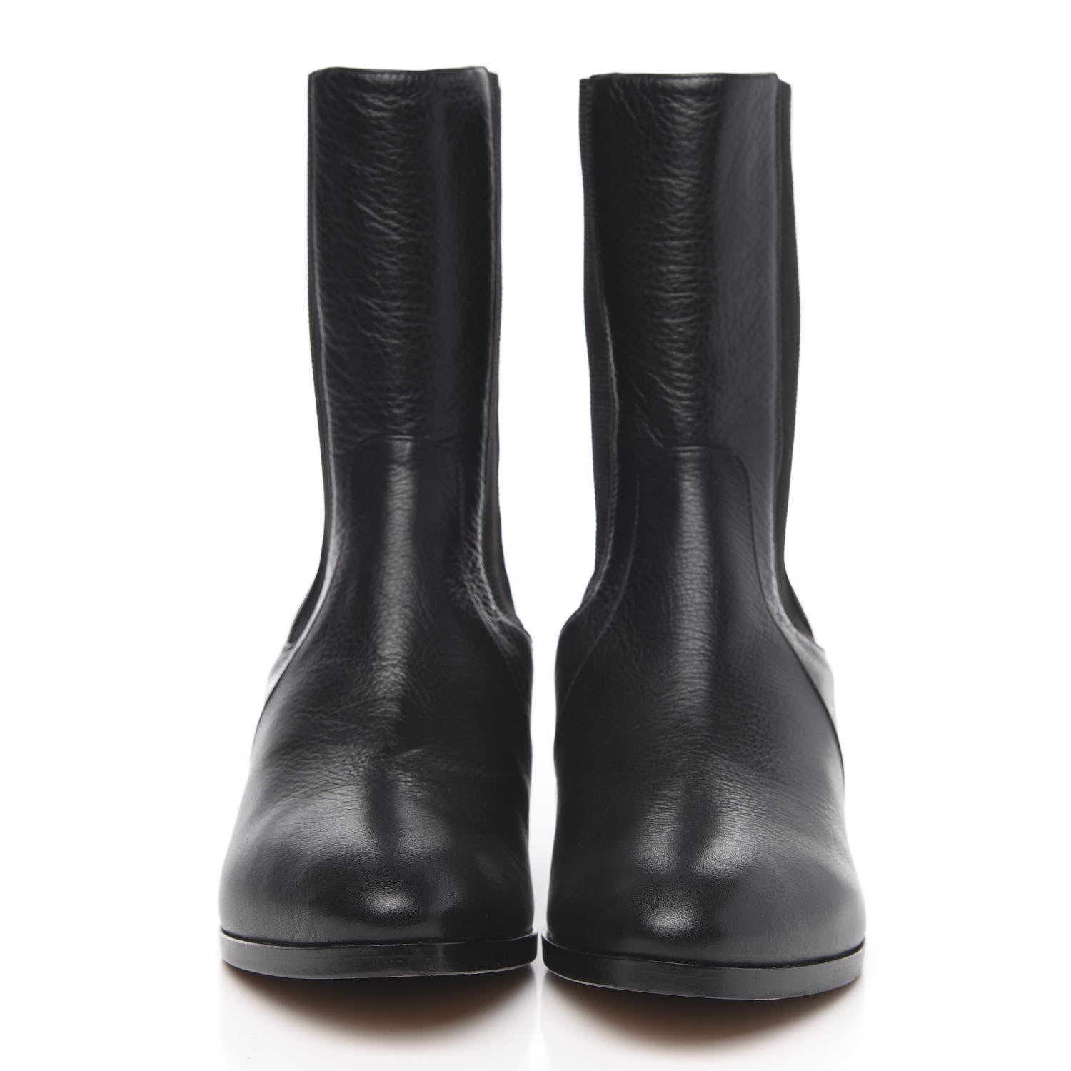 Chanel Calfskin Elastic Short Boots 35.5 Black 2 of 9