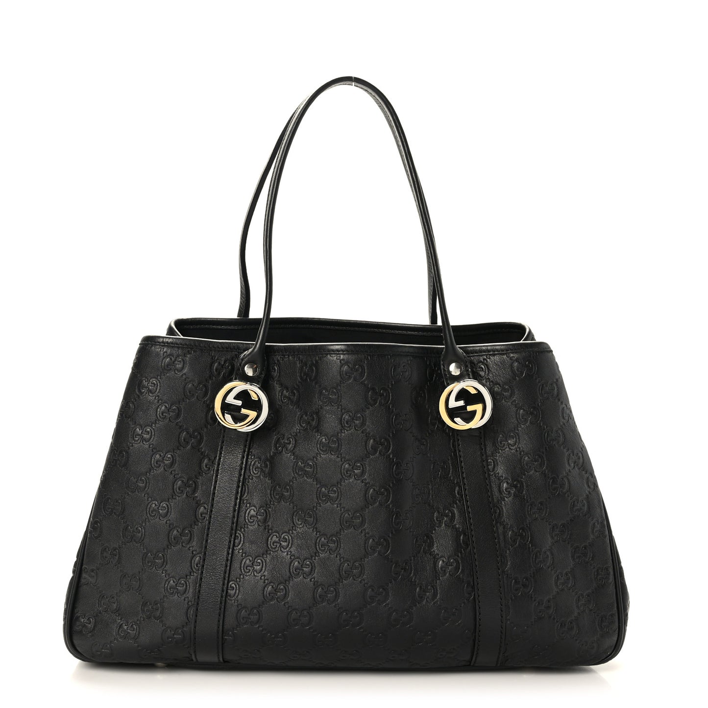 Guccissima Medium GG Twins Tote Black