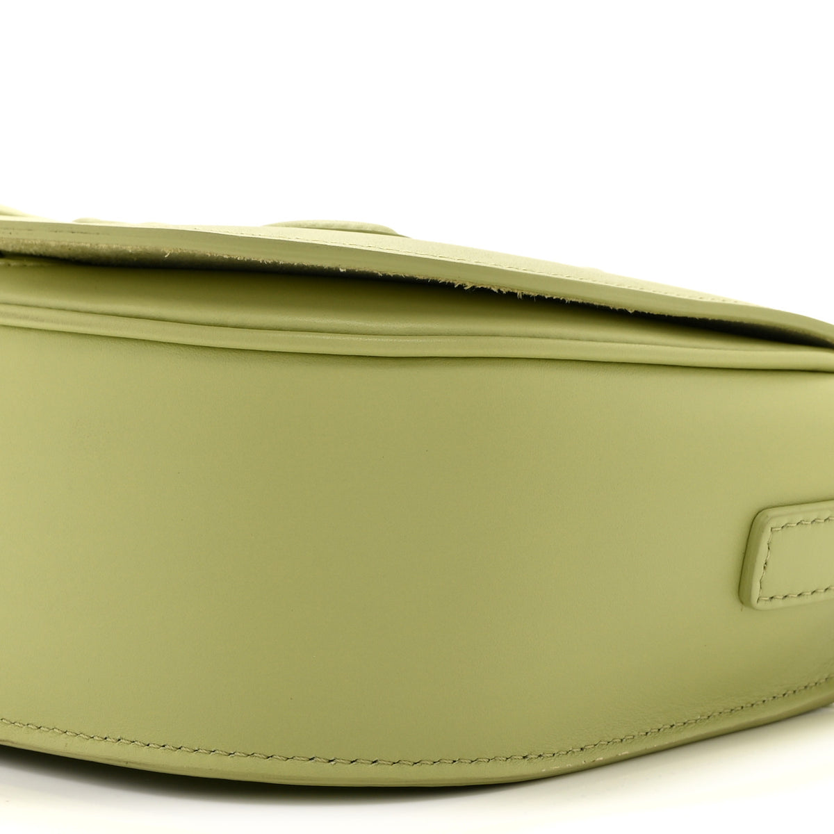 Smooth Calfskin Cuir Triomphe Folco Crossbody Bag Light Jade