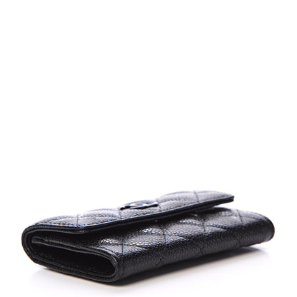 Chanel Caviar Quilted Incognito Flap Card Holder Black 3 of 9