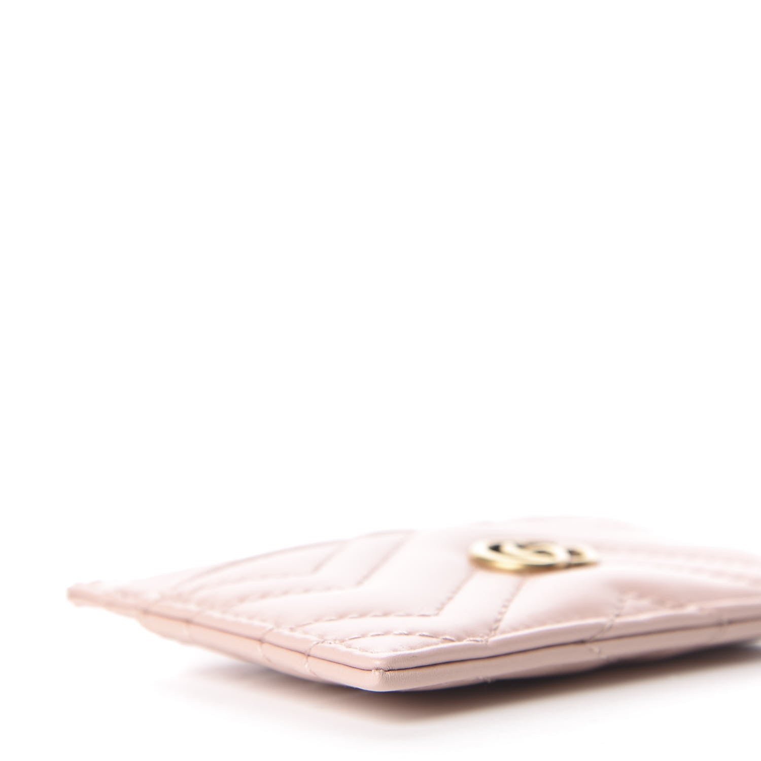 Gucci Calfskin Matelasse GG Marmont Card Holder Perfect Pink 5 of 8