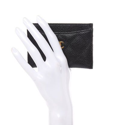 Chanel Caviar Quilted Card Holder Black 2 of 9