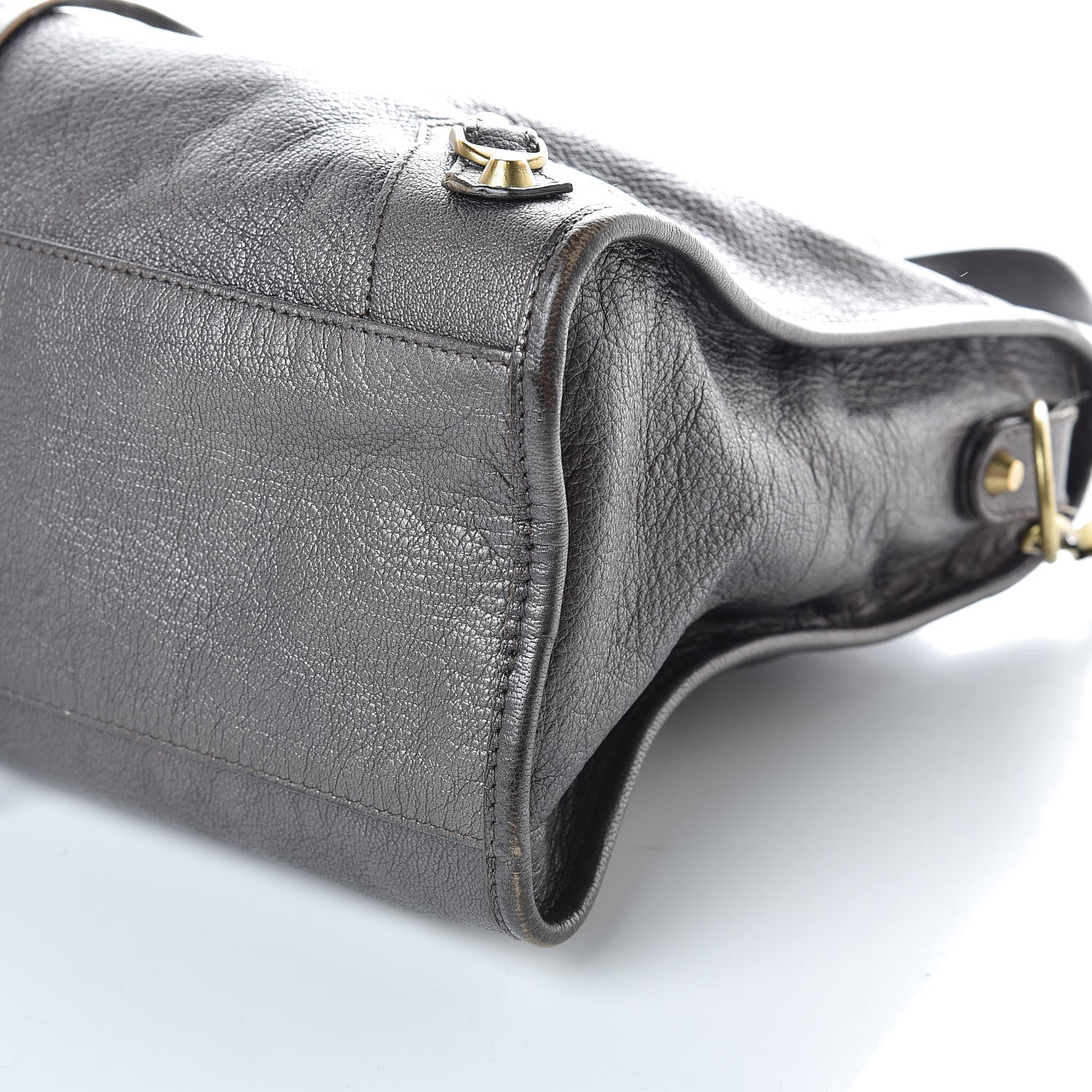 Balenciaga Pearlescent Goatskin Classic Gold Hardware City Bronze 9 of 9