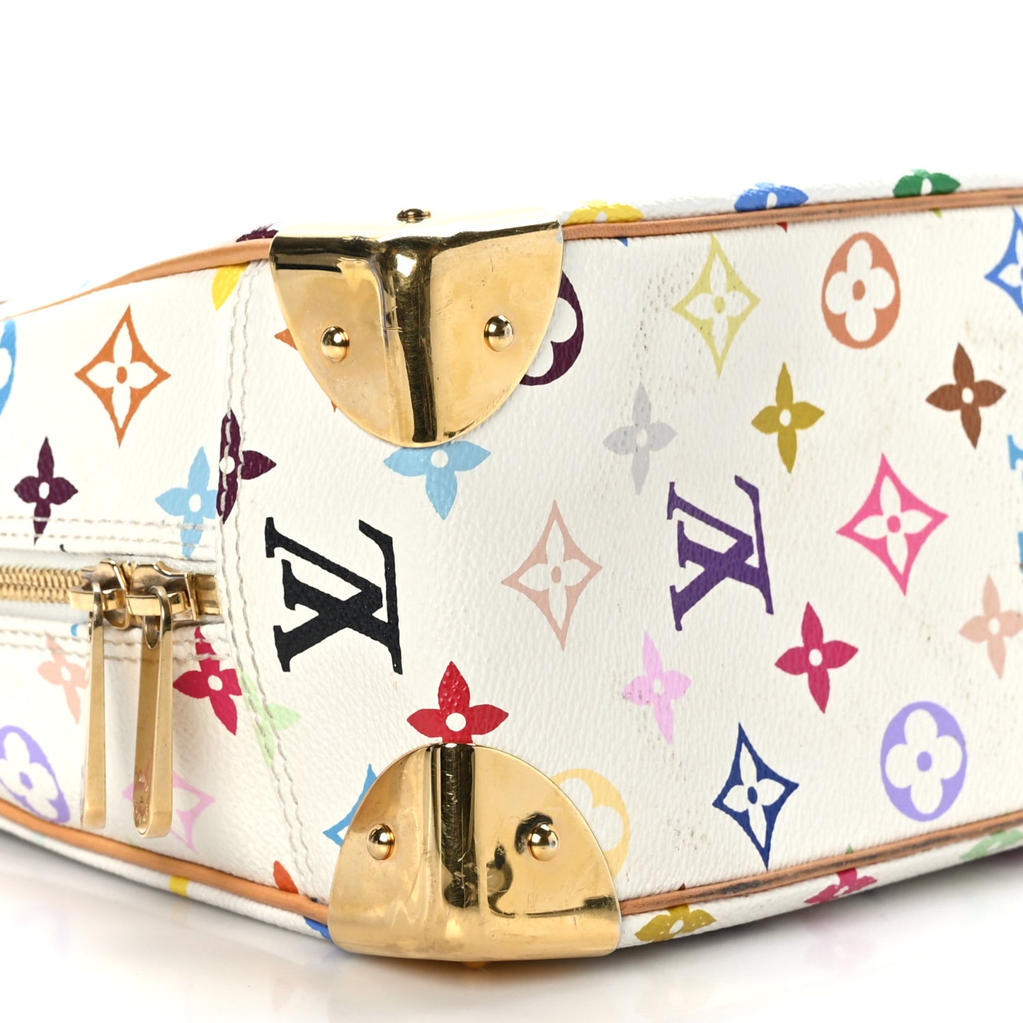 Monogram Multicolor Trouville White