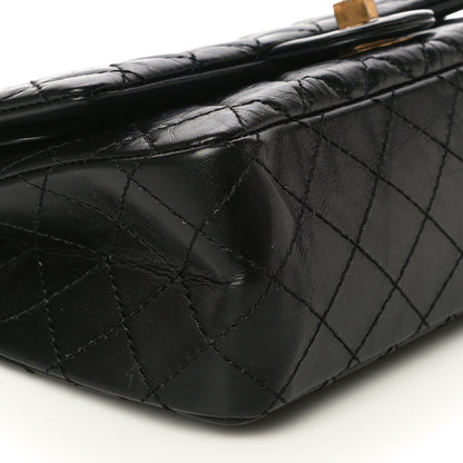 Chanel Aged Calfskin Quilted 2.55 Reissue 225 Flap Black 8 of 13