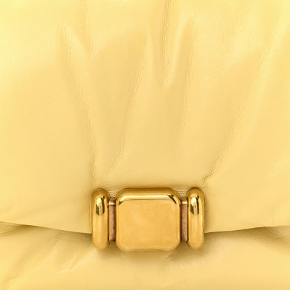 Bottega Veneta Paper Calfskin Puffy Flap Butter Brass 8 of 12