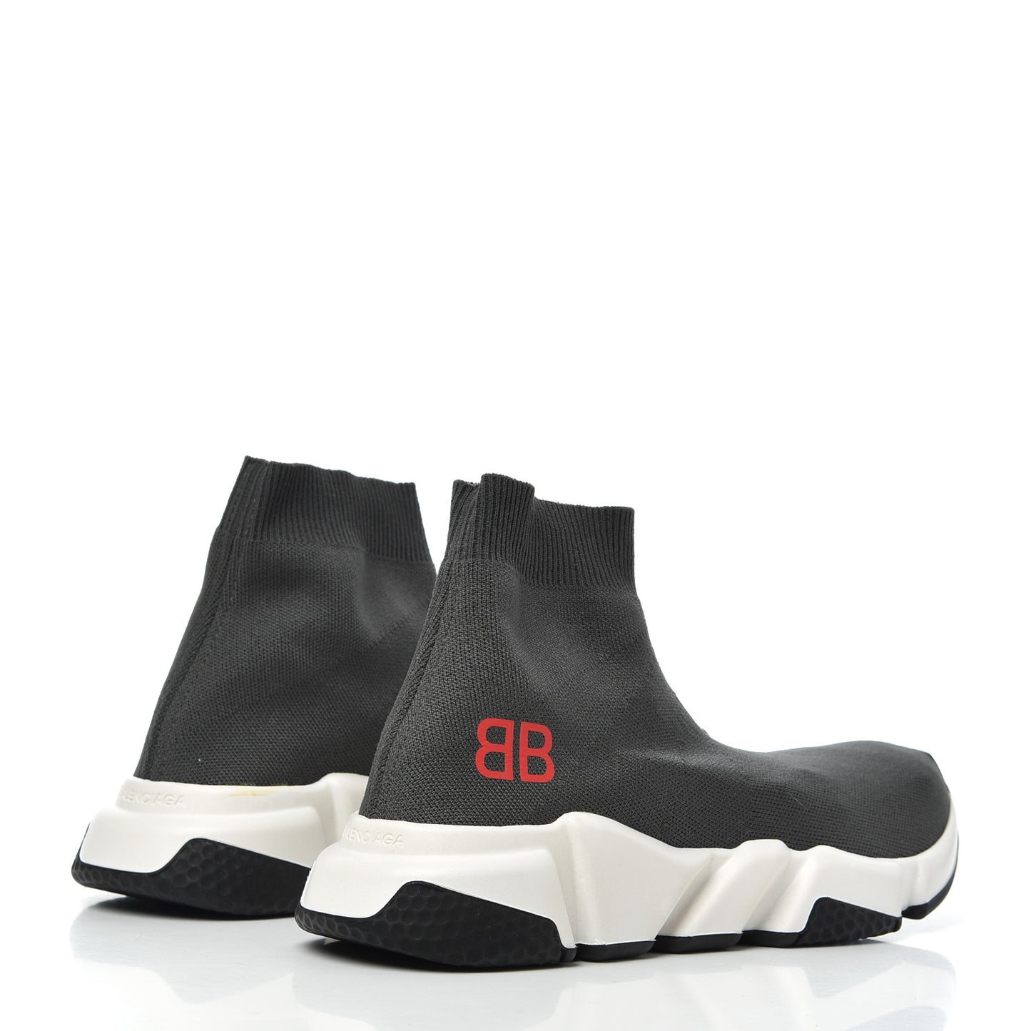Neoprene Knit Womens Speed Sneakers 38 Gris Souris