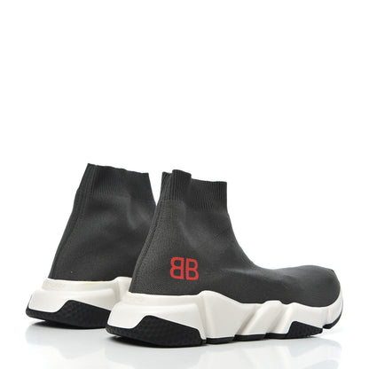Balenciaga Neoprene Knit Womens Speed Sneakers 38 Gris Souris 4 of 11
