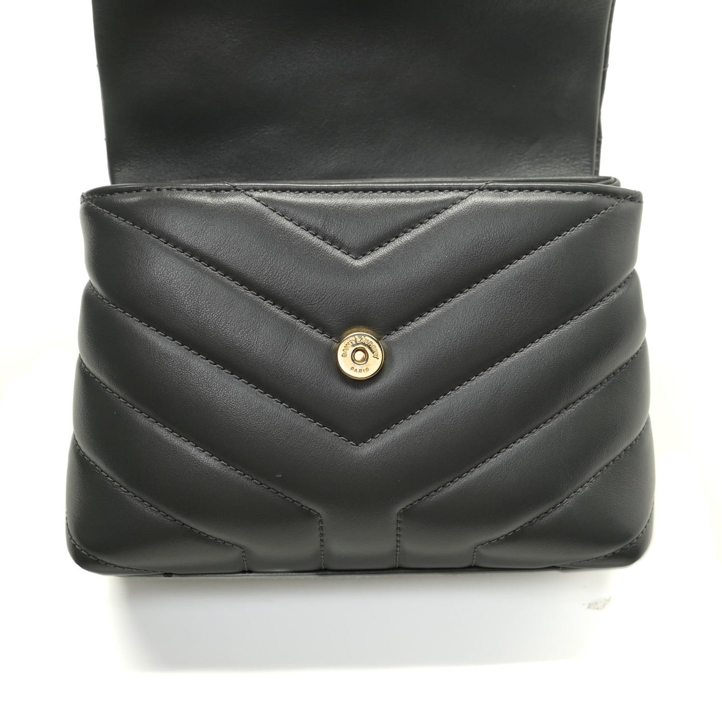 Calfskin Y Quilted Monogram Toy Loulou Satchel Storm