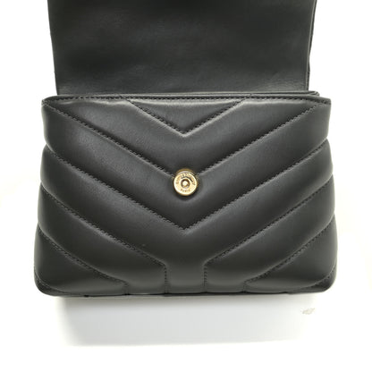 Saint Laurent Calfskin Y Quilted Monogram Toy Loulou Satchel Storm 15 of 15