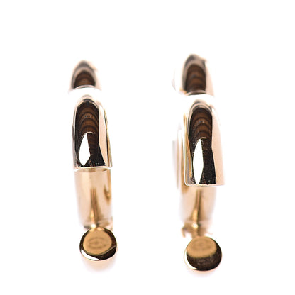 Chanel Metal CC Earrings Gold 3 of 7