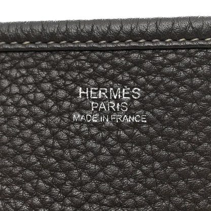 Hermes Taurillon Clemence EVELYNE III GM Graphite 5 of 10