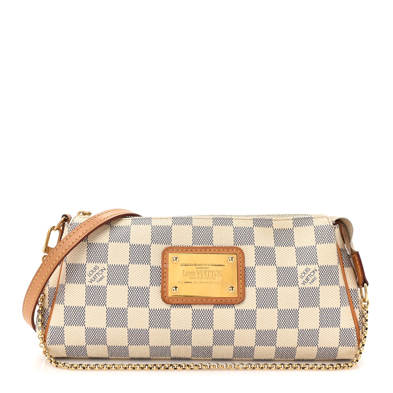 Louis Vuitton Damier Azur Eva Clutch 1 of 14
