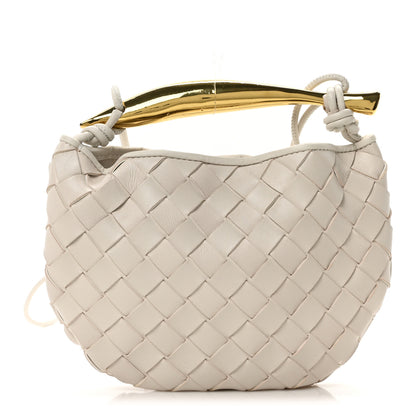 Bottega Veneta Nappa Intrecciato Mini Sardine Bag Chalk 1 of 9