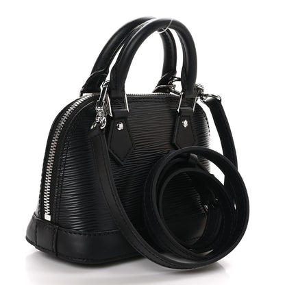 Louis Vuitton Epi Alma Nano Black 3 of 9