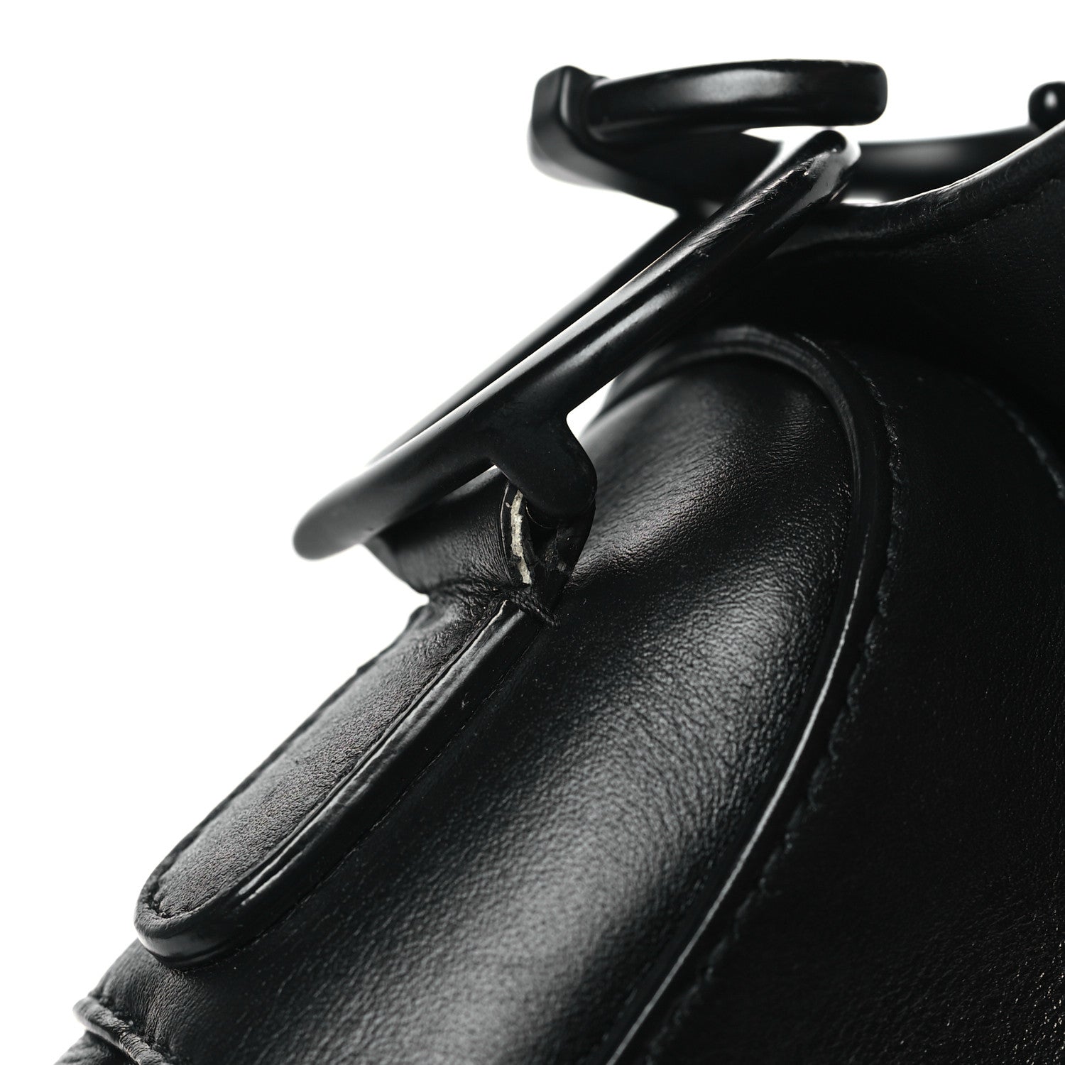 Christian Dior Ultra Matte Calfskin Saddle Bag Black 11 of 16
