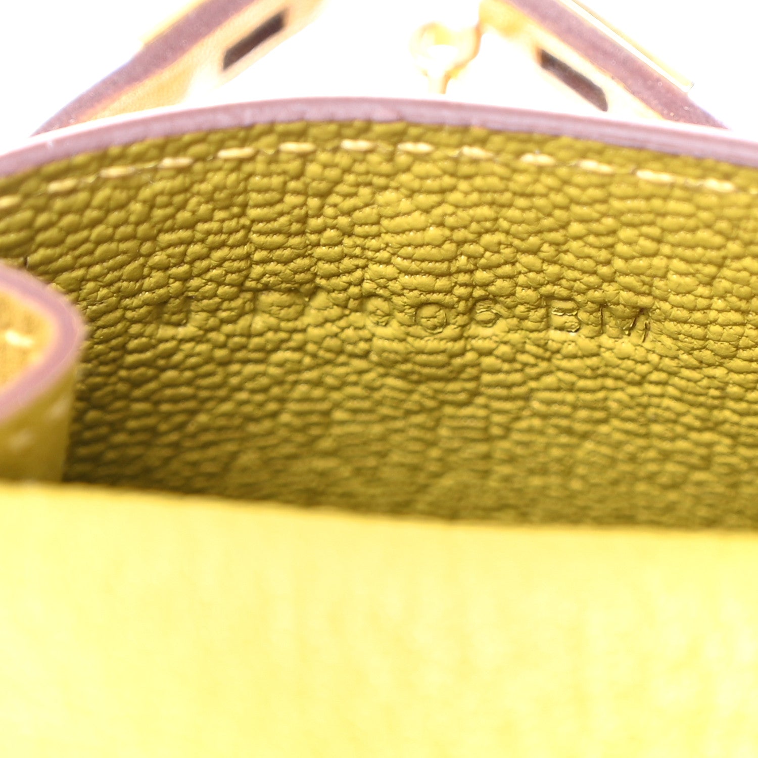 Hermes Tadelakt Mini Kelly Twilly Bag Charm Cardamome 6 of 7