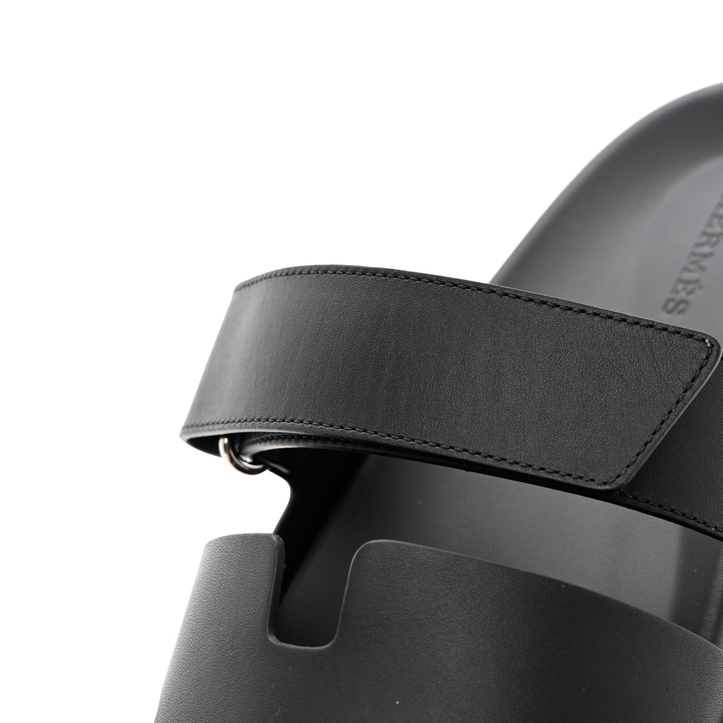 Calfskin Mens Chypre Sandals 43 Black