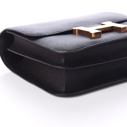 Hermes Epsom Constance 24 Black 8 of 20