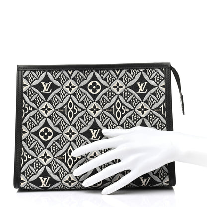 Louis Vuitton Jacquard Since 1854 Toiletry Pouch 26 Gray 2 of 7