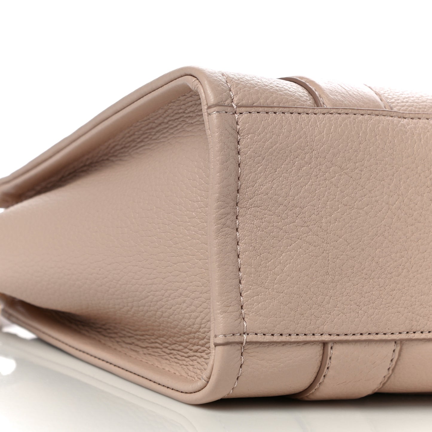 Grained Calfskin Small The Tote Bag Rose Dust