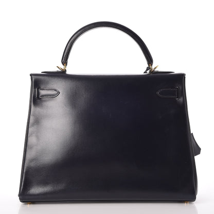 Hermes Box Kelly Retourne 32 Indigo 6 of 33