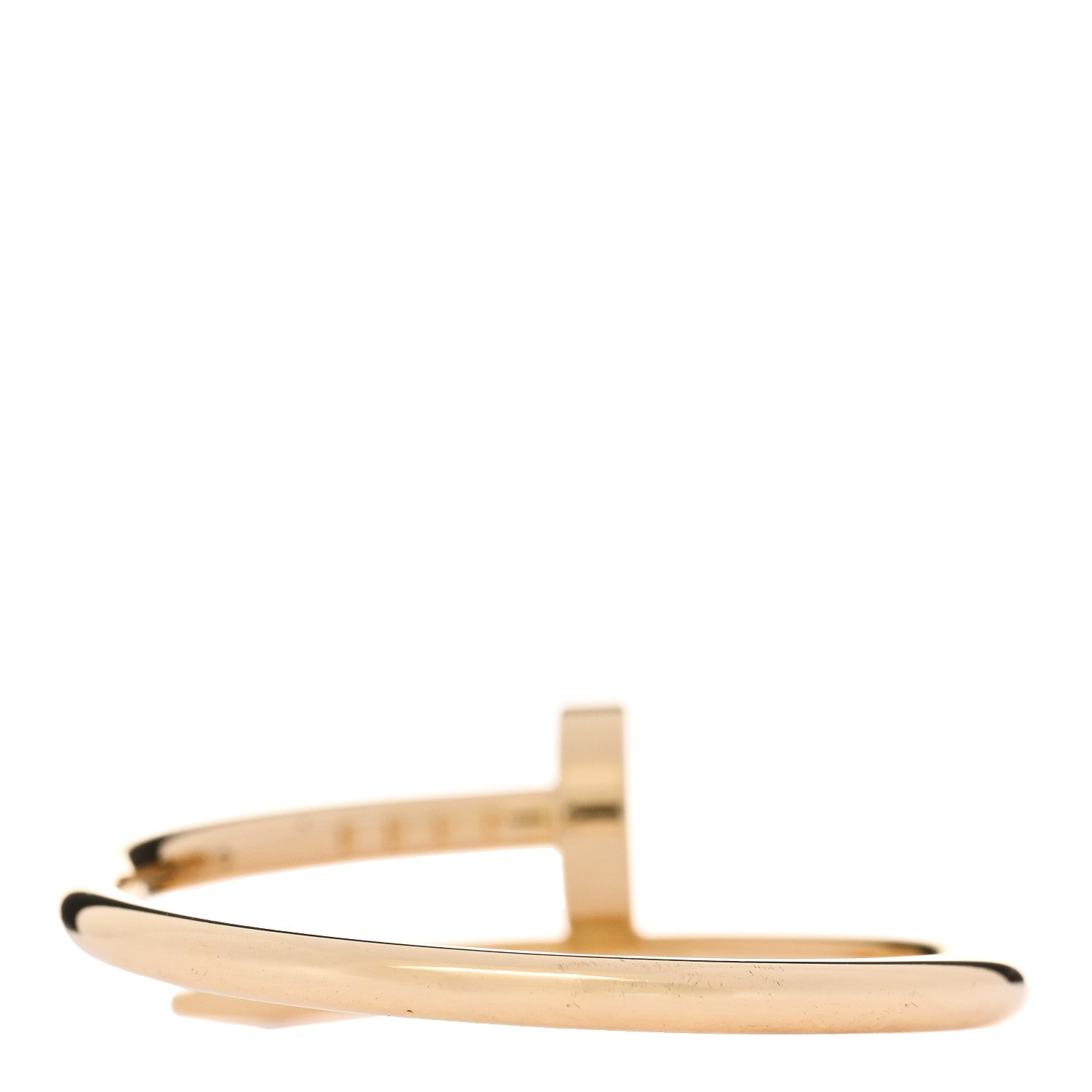 Cartier 18K Yellow Gold Small Juste Un Clou Ring 63 10.5 3 of 5