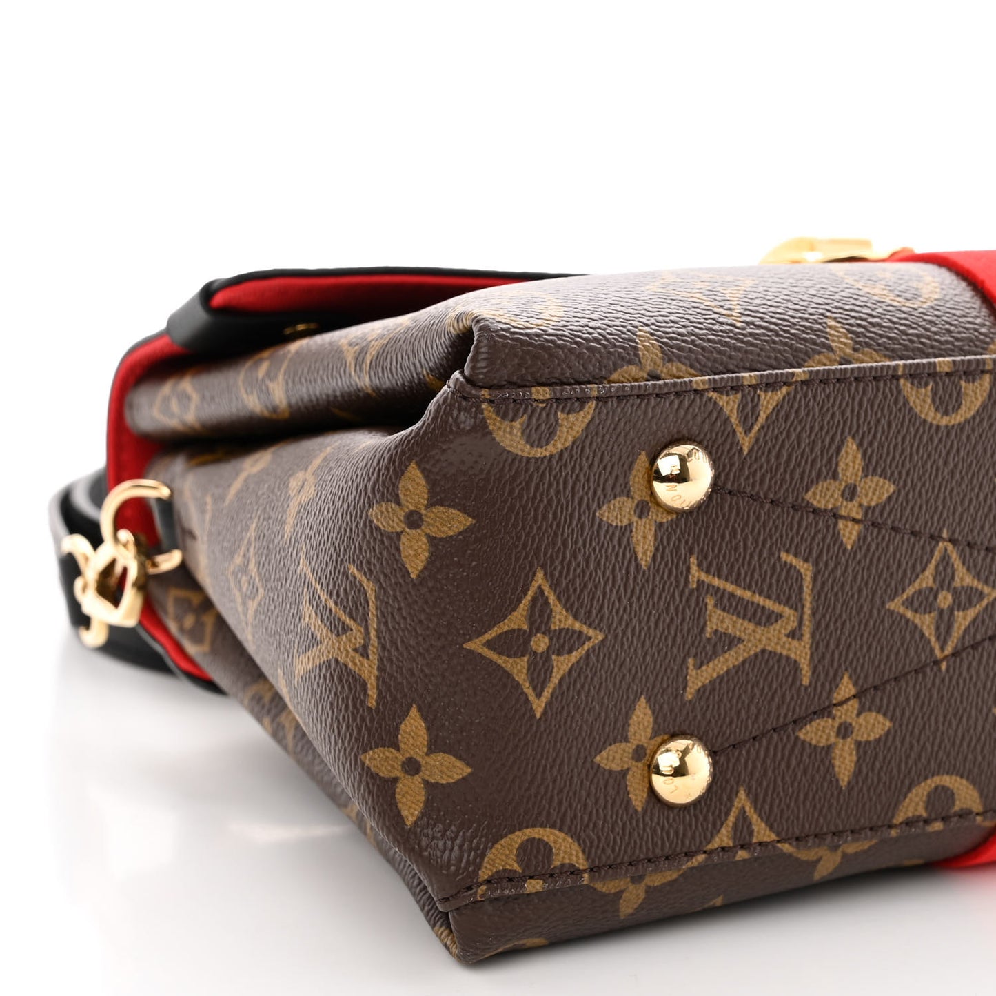 LOUIS VUITTON Monogram Georges BB Coquelicot Peach