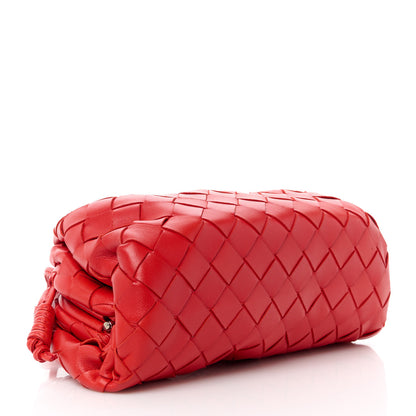 Bottega Veneta Nappa Intrecciato The Mini Pouch Bright Red 4 of 12