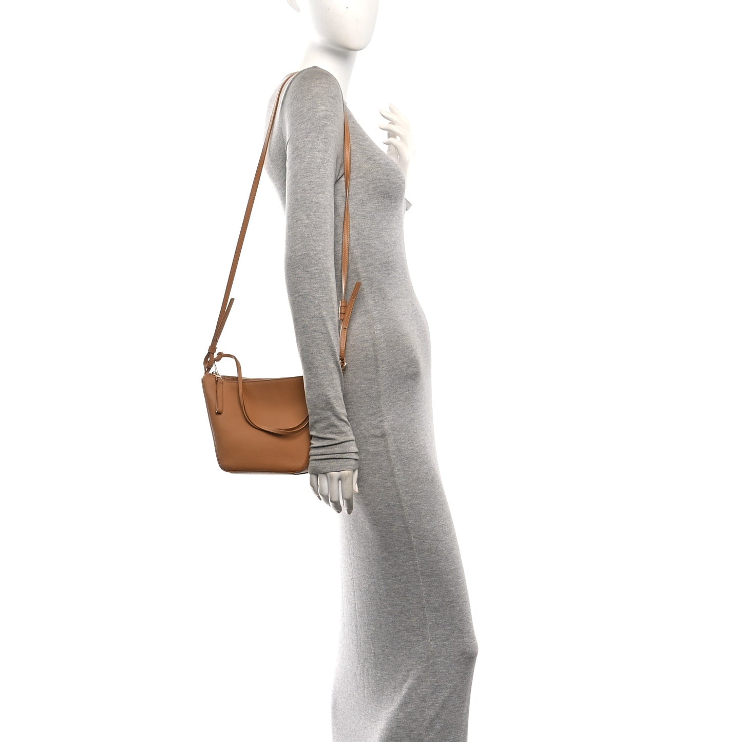 Calfskin Mini Hammock Hobo Warm Desert