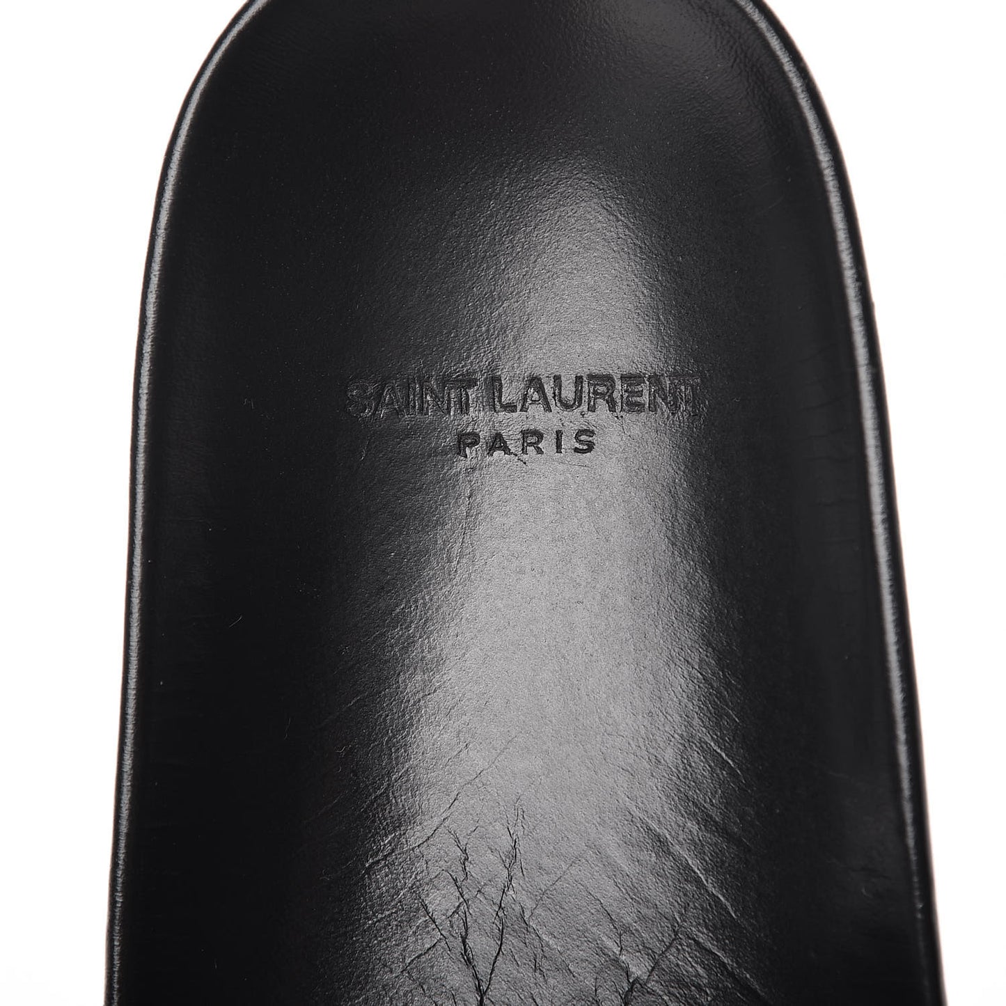 Lambskin Joan Slide Sandals 39 Black