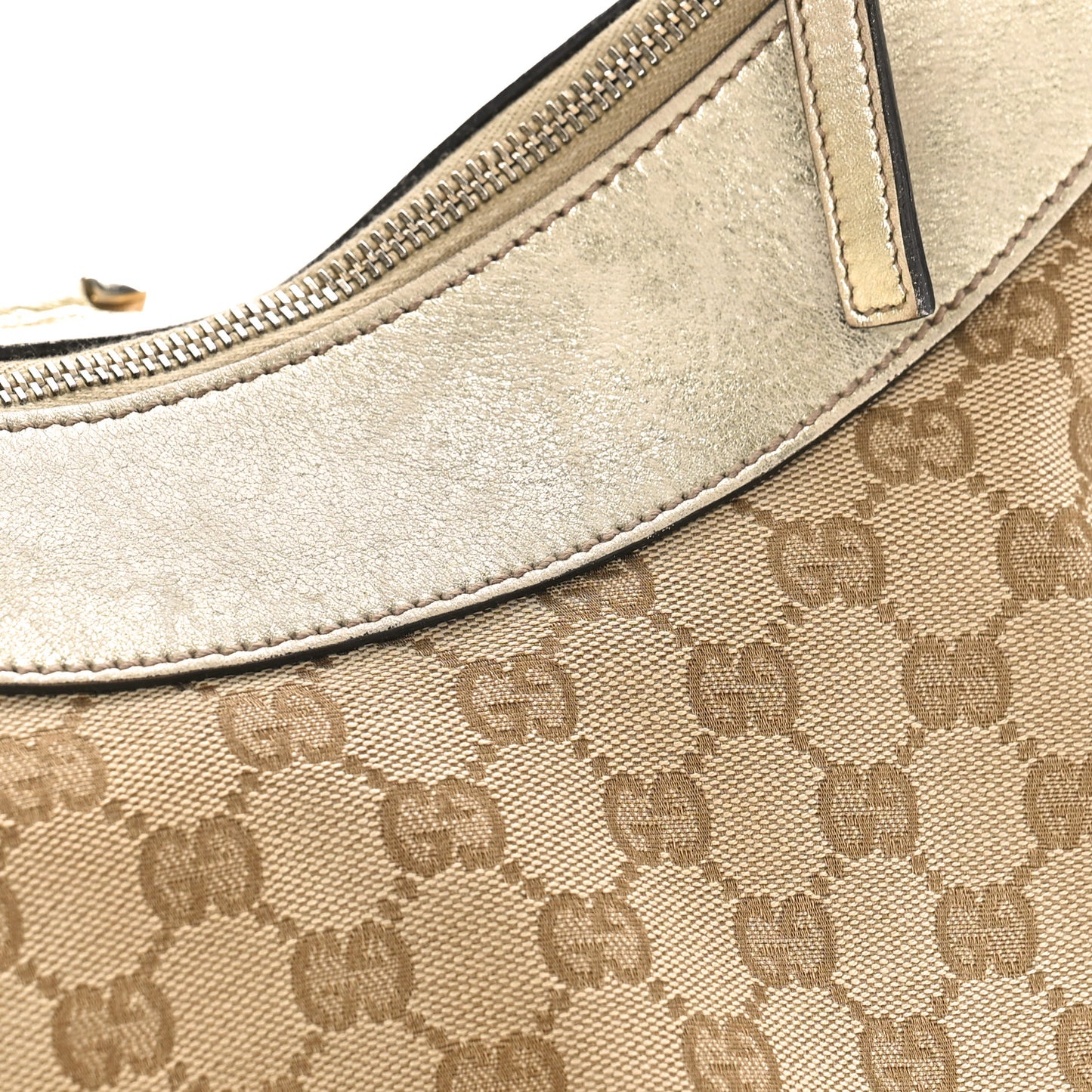 Monogram Large D Gold Hobo Gold