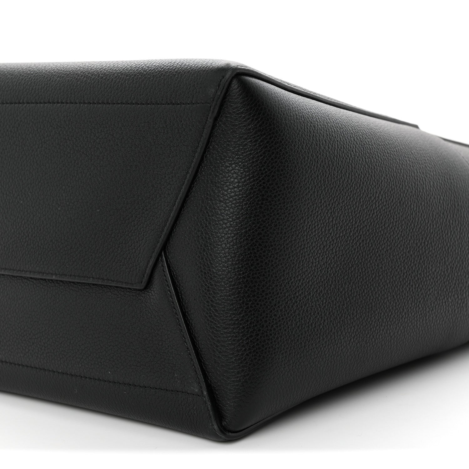 Celine Soft Grained Calfskin Sangle Bucket Bag Black 10 of 10