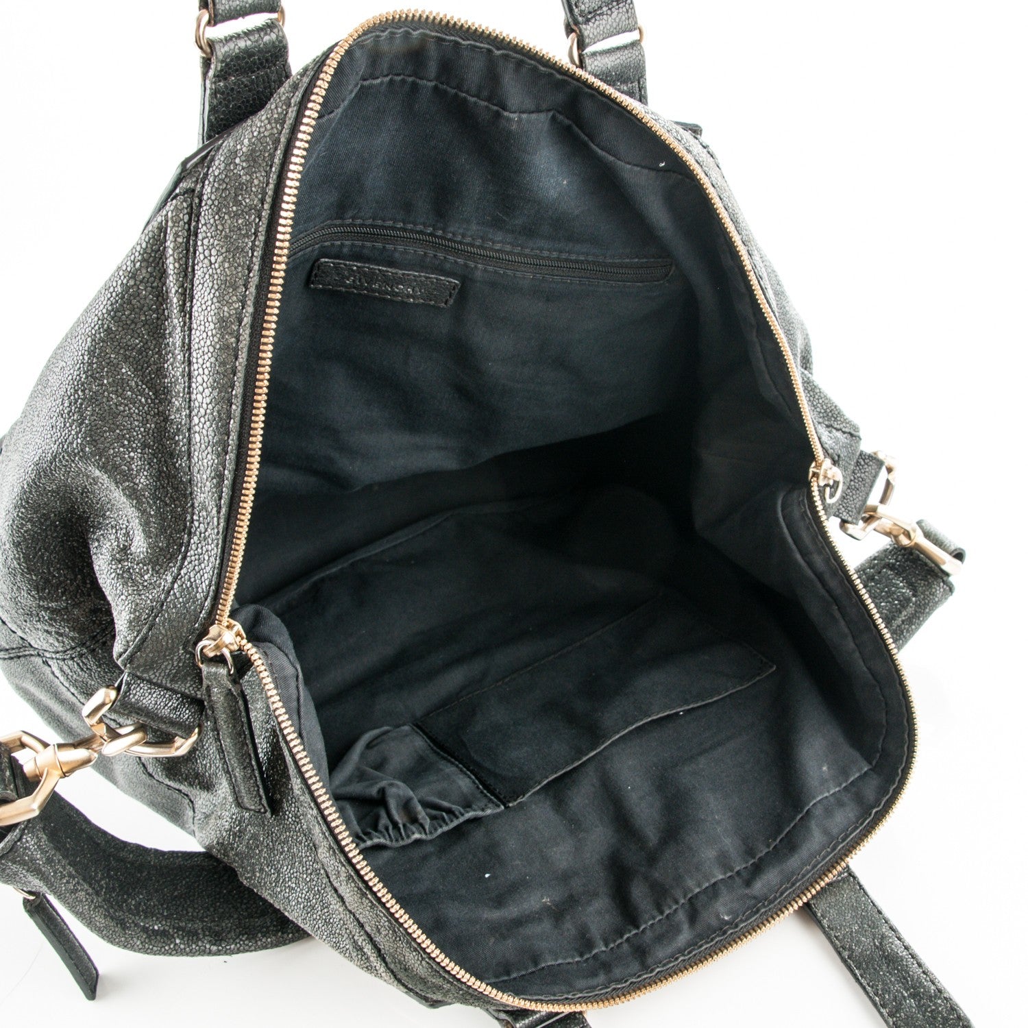 Givenchy Calfskin Stingray Embossed Medium Nightingale Grey 5 of 10