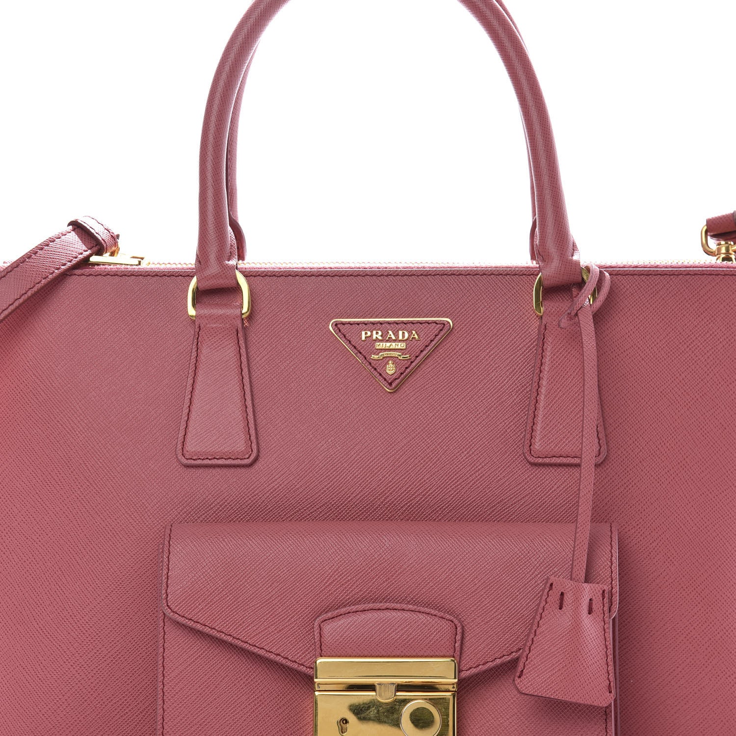 Prada Saffiano Lux Galleria Front Pocket Tote Tamaris 14 of 14