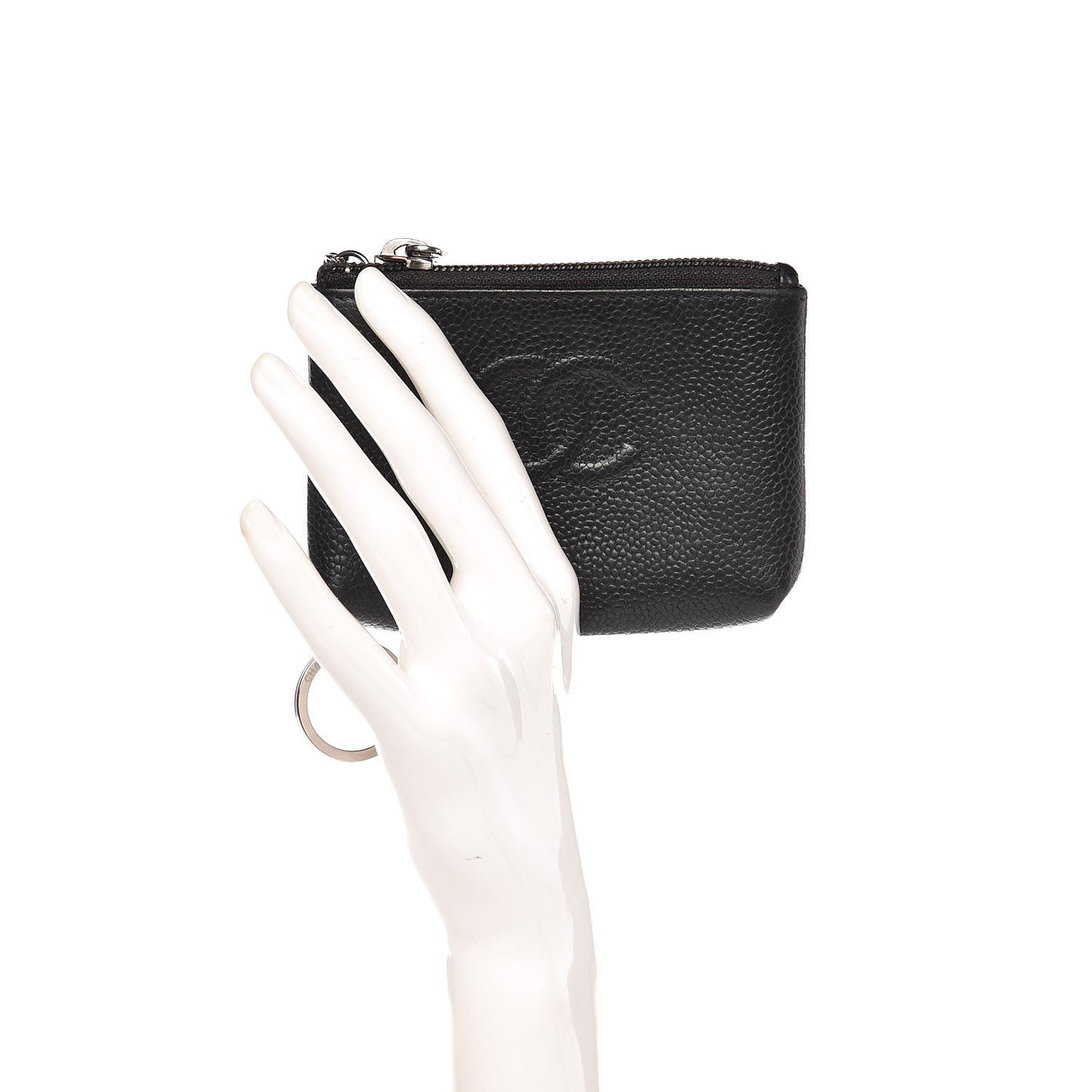 Caviar Timeless CC Key Holder Black