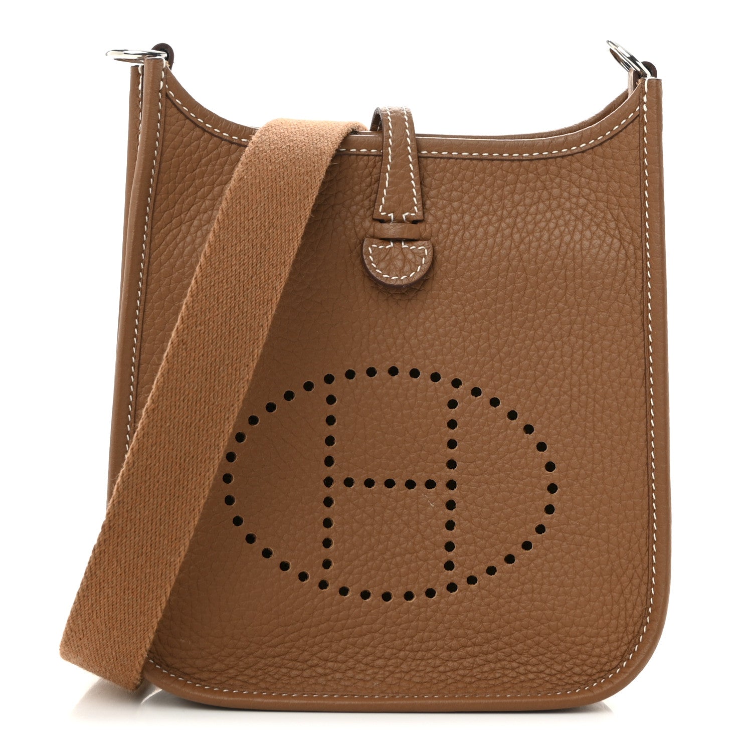 Hermes Taurillon Clemence Evelyne TPM Gold 1 of 12