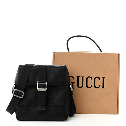 Gucci Econyl Nylon Monogram Off The Grid Messenger Bag Black 11 of 11