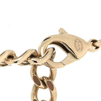 Chanel Metal Lambskin CC Square Choker Gold Black White 4 of 5
