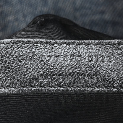 Saint Laurent Denim Quilted Medium Loulou Puffer Monogram Chain Satchel Blue Cinnamon 7 of 11