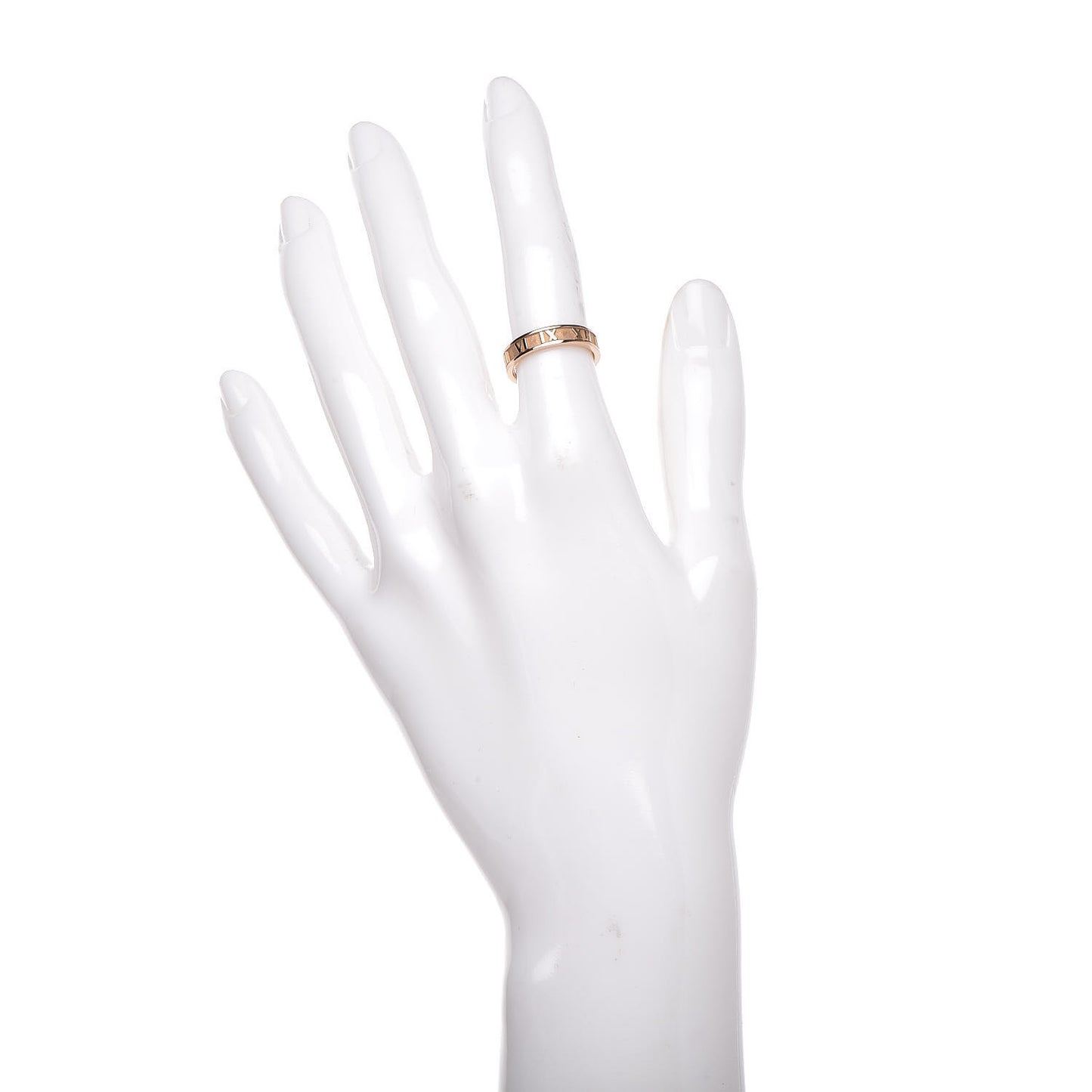 18K Rose Gold Atlas Band Ring 48 4.5
