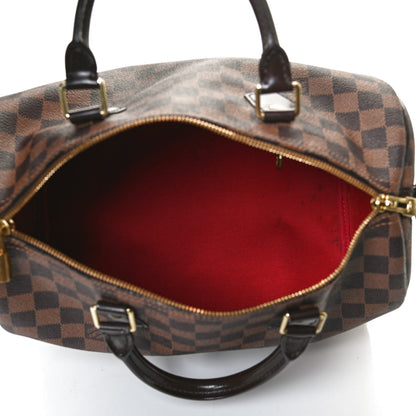 Louis Vuitton Damier Ebene Speedy Bandouliere 30 5 of 12