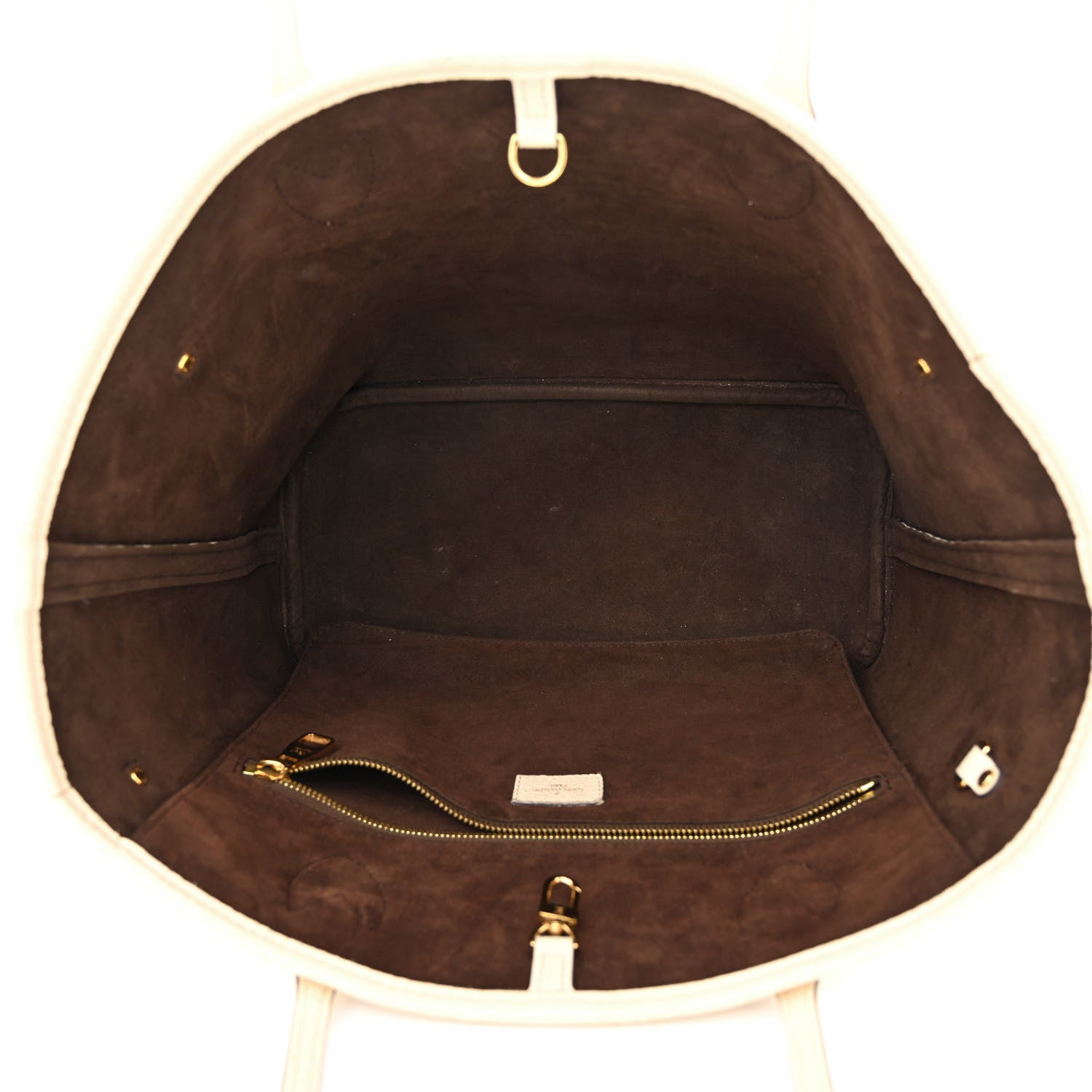 Louis Vuitton Empreinte Monogram Giant Neverfull MM Cream 6 of 15