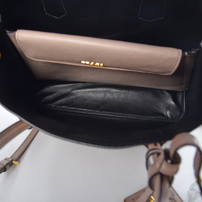 Prada Saffiano Cuir Medium Double Bag Cammeo 6 of 8