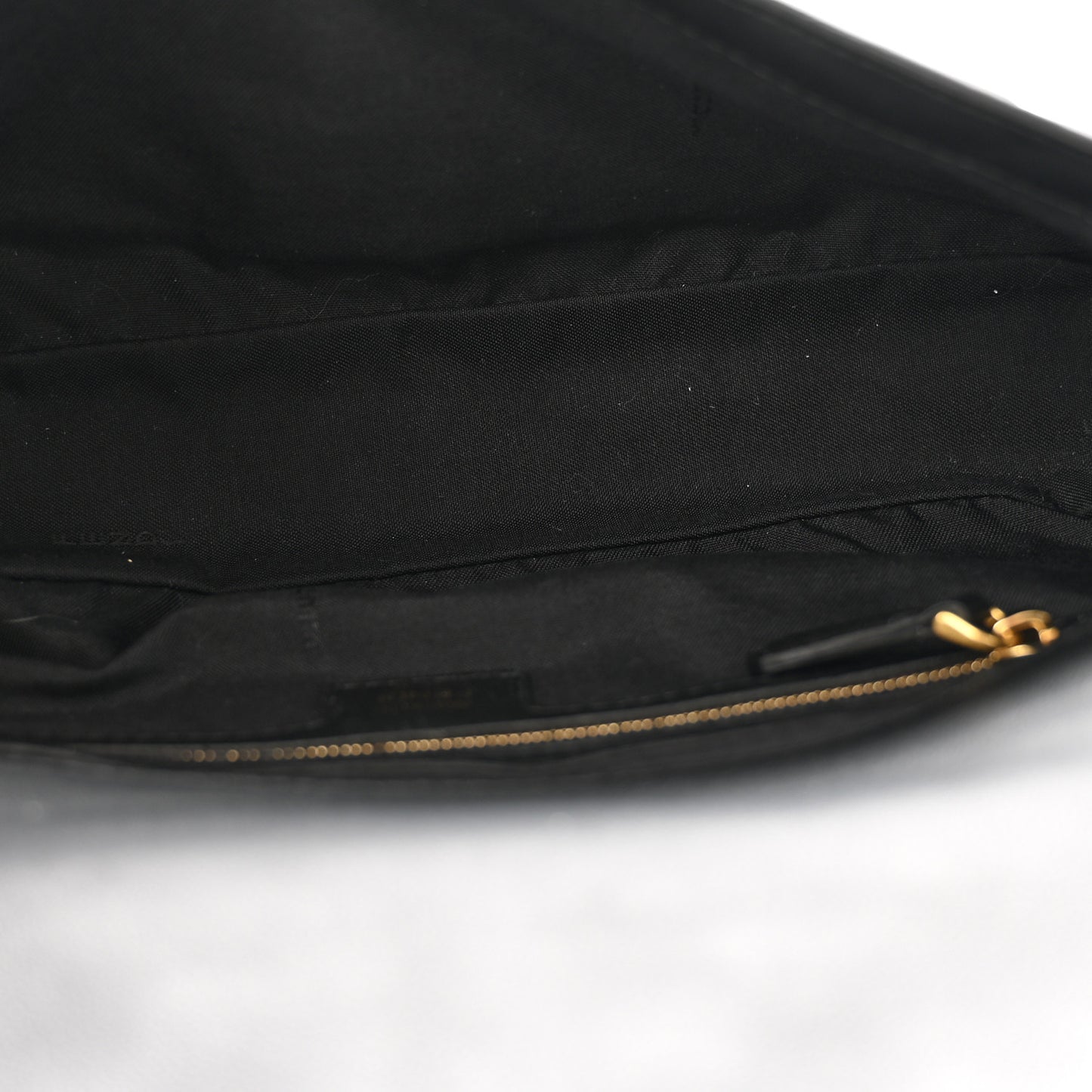 Nappa FF 1974 Embossed Baguette Black