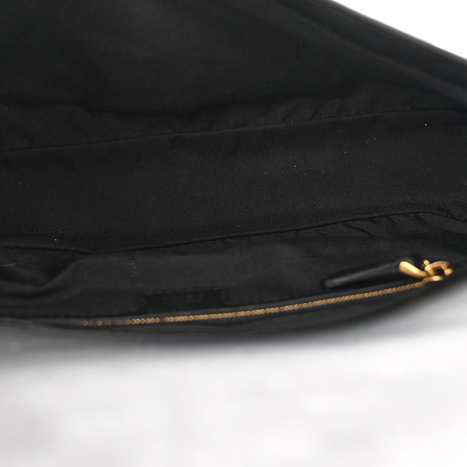 Fendi Nappa FF 1974 Embossed Baguette Black 5 of 10